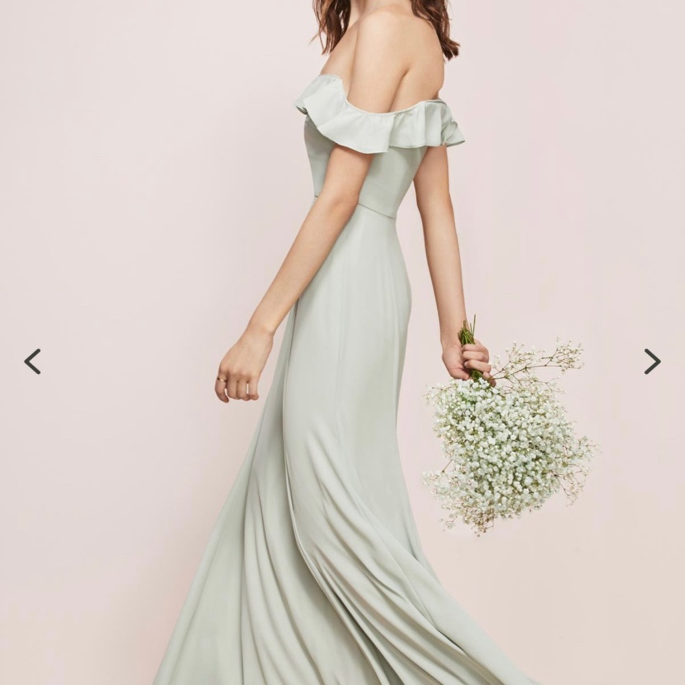 Watters Isabella Gown - Off the shoulder